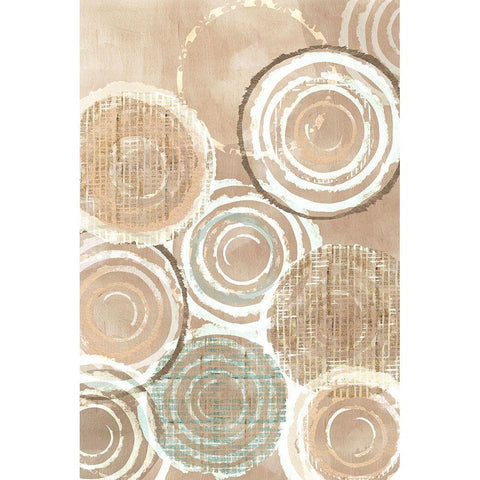 Woven Baskets II White Modern Wood Framed Art Print by Kouta, Flora