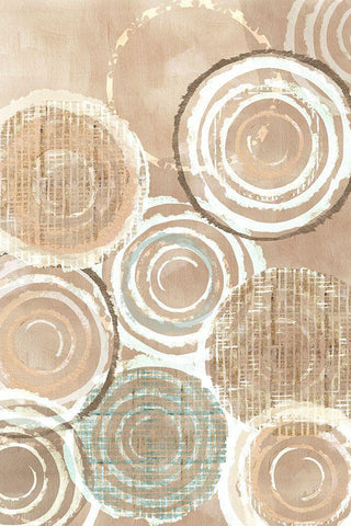 Woven Baskets II White Modern Wood Framed Art Print with Double Matting by Kouta, Flora