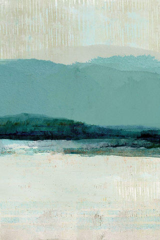 Summer Rain II Black Ornate Wood Framed Art Print with Double Matting by Kouta, Flora