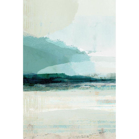 Summer Rain III Black Modern Wood Framed Art Print with Double Matting by Kouta, Flora