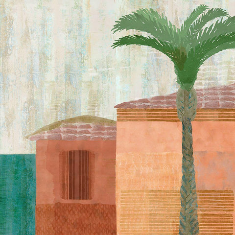 Vivenda Miranda  Black Ornate Wood Framed Art Print with Double Matting by Kouta, Flora