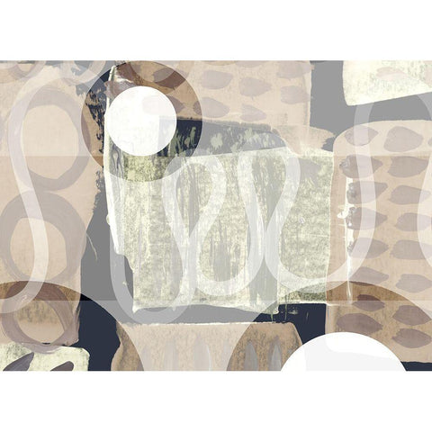 True Olio Black Modern Wood Framed Art Print with Double Matting by Naskrent, Delores