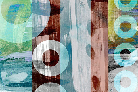 Second Occasion White Modern Wood Framed Art Print with Double Matting by Naskrent, Delores