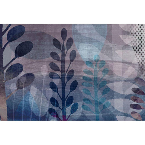 Outback Black Modern Wood Framed Art Print with Double Matting by Naskrent, Delores