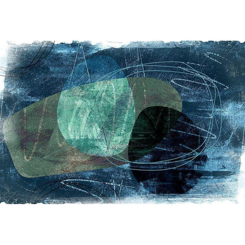 Oracle Black Modern Wood Framed Art Print by Naskrent, Delores