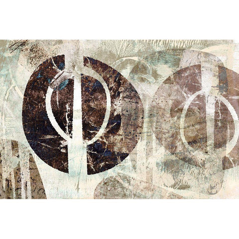 Mirror Image White Modern Wood Framed Art Print by Naskrent, Delores