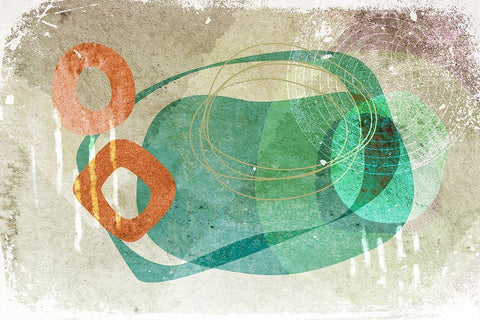 Chronicle Black Ornate Wood Framed Art Print with Double Matting by Naskrent, Delores