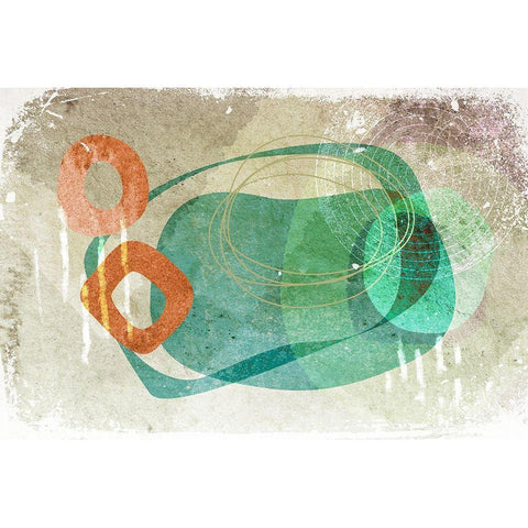 Chronicle Black Modern Wood Framed Art Print by Naskrent, Delores