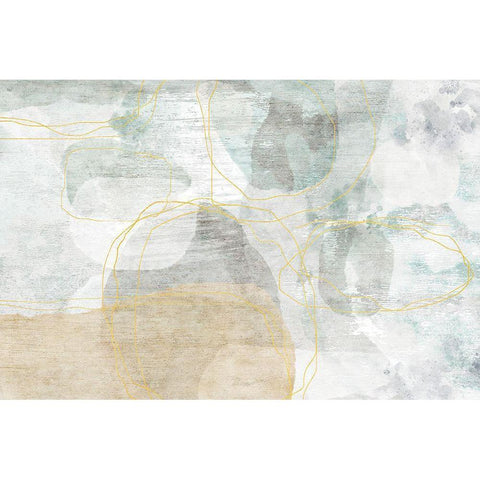 Shaded Outcrop White Modern Wood Framed Art Print by Naskrent, Delores