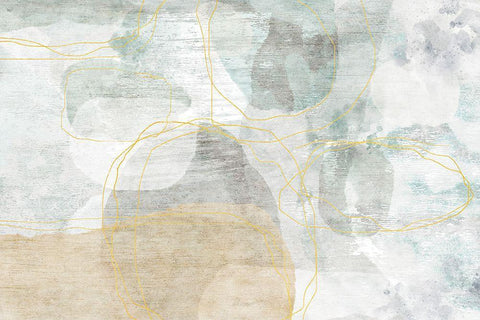 Shaded Outcrop White Modern Wood Framed Art Print with Double Matting by Naskrent, Delores