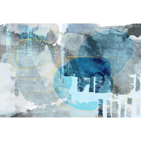 Iron Heather White Modern Wood Framed Art Print by Naskrent, Delores