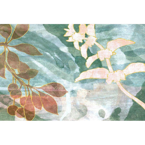 Slight Breeze White Modern Wood Framed Art Print by Naskrent, Delores