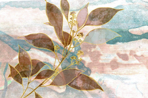 Soft Breath Black Ornate Wood Framed Art Print with Double Matting by Naskrent, Delores