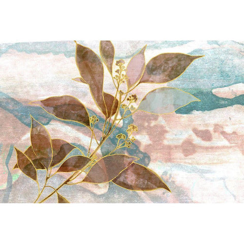 Soft Breath White Modern Wood Framed Art Print by Naskrent, Delores