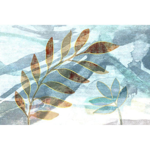 Meadow Scent White Modern Wood Framed Art Print by Naskrent, Delores