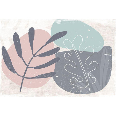 Lush-Riffle Gold Ornate Wood Framed Art Print with Double Matting by Naskrent, Delores