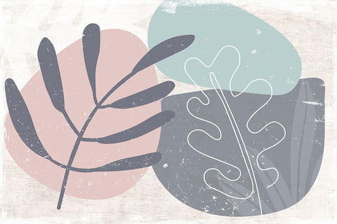 Lush-Riffle White Modern Wood Framed Art Print with Double Matting by Naskrent, Delores