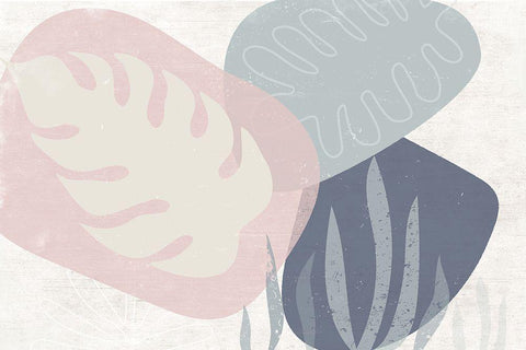 Tender Lichen Black Ornate Wood Framed Art Print with Double Matting by Naskrent, Delores