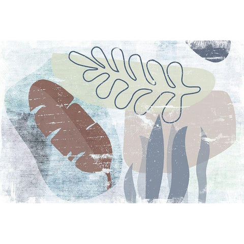 Ambrosial Black Modern Wood Framed Art Print by Naskrent, Delores