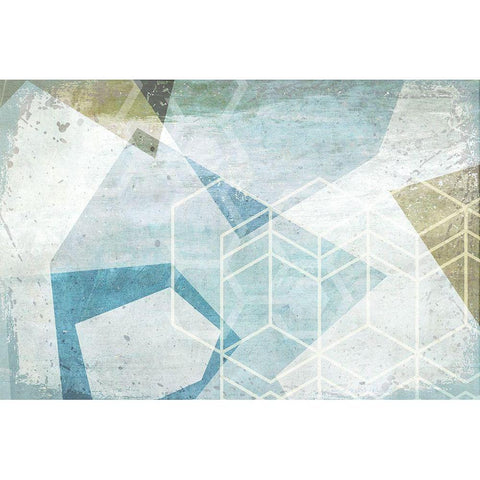 Coping White Modern Wood Framed Art Print by Naskrent, Delores