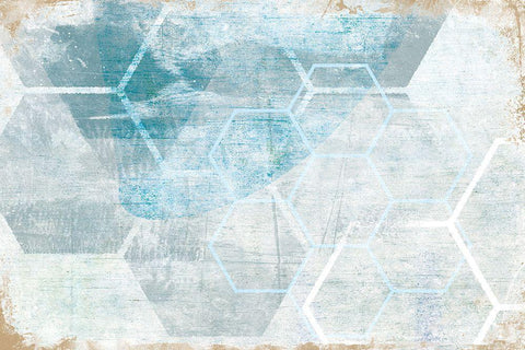 Intersection White Modern Wood Framed Art Print with Double Matting by Naskrent, Delores