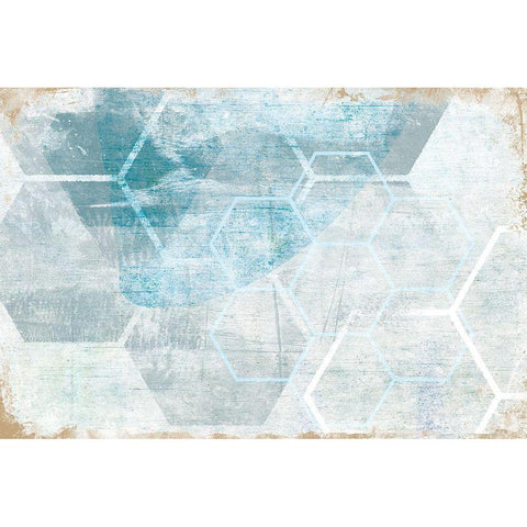 Intersection Black Modern Wood Framed Art Print with Double Matting by Naskrent, Delores