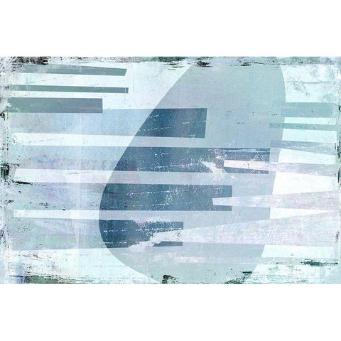 Joist White Modern Wood Framed Art Print by Naskrent, Delores