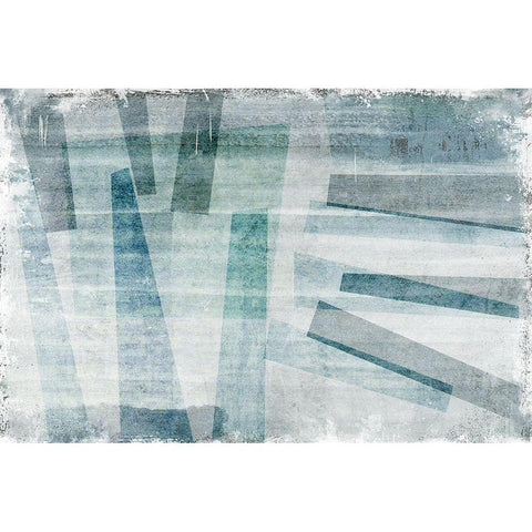 Bridging Black Modern Wood Framed Art Print by Naskrent, Delores