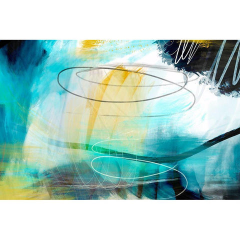 Inclement Weather Black Modern Wood Framed Art Print by Naskrent, Delores