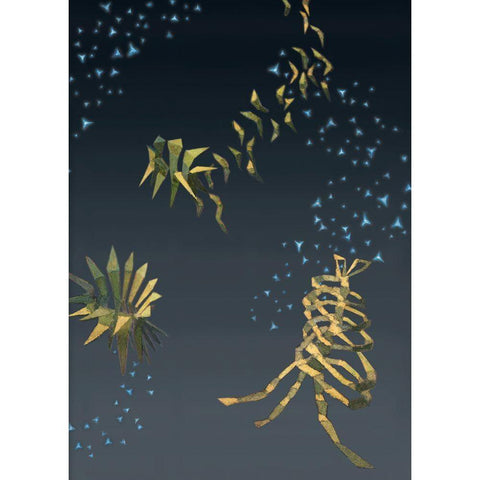 Reviving Tone Poem II White Modern Wood Framed Art Print by Wang, John