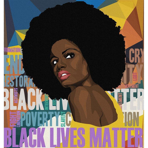 Affirmation Black Modern Wood Framed Art Print with Double Matting by Smith, Karen