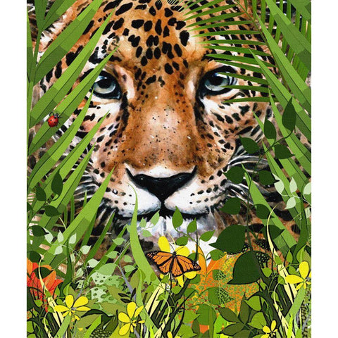 Jungle Moves I Gold Ornate Wood Framed Art Print with Double Matting by Smith, Karen