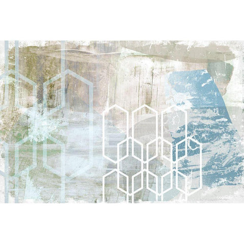 Becoming White Modern Wood Framed Art Print by Naskrent, Delores