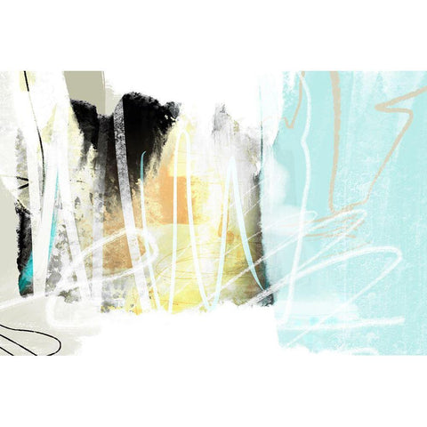 Bastion White Modern Wood Framed Art Print by Naskrent, Delores