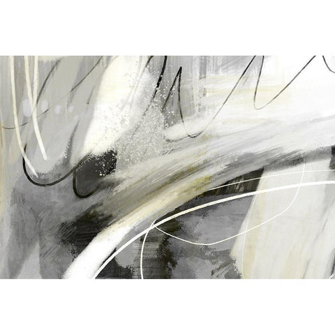 Speak to Me Black Modern Wood Framed Art Print with Double Matting by Naskrent, Delores