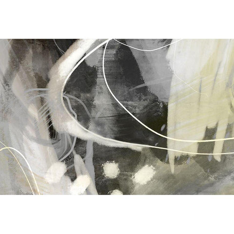 Allegedly White Modern Wood Framed Art Print by Naskrent, Delores