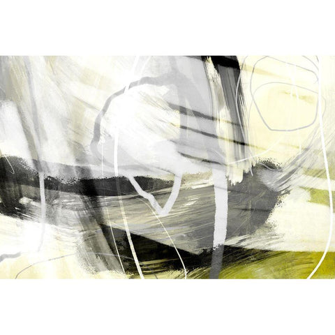 Shout it Out Black Modern Wood Framed Art Print by Naskrent, Delores