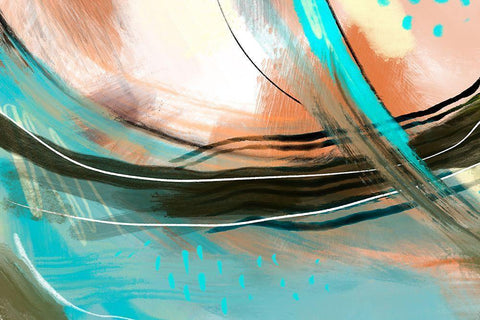 Pronounce Black Ornate Wood Framed Art Print with Double Matting by Naskrent, Delores