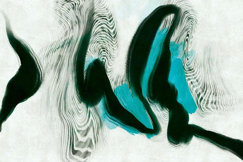 Purposeful Potency Black Ornate Wood Framed Art Print with Double Matting by Naskrent, Delores