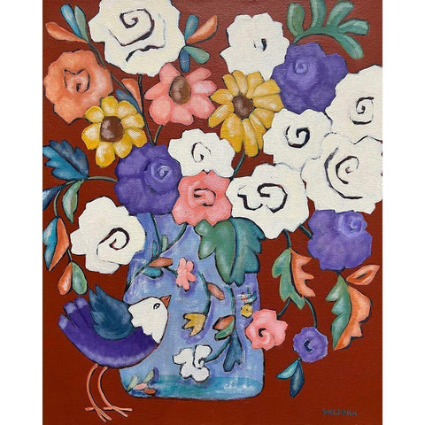 Brightly White Modern Wood Framed Art Print by Wojahn, Holly