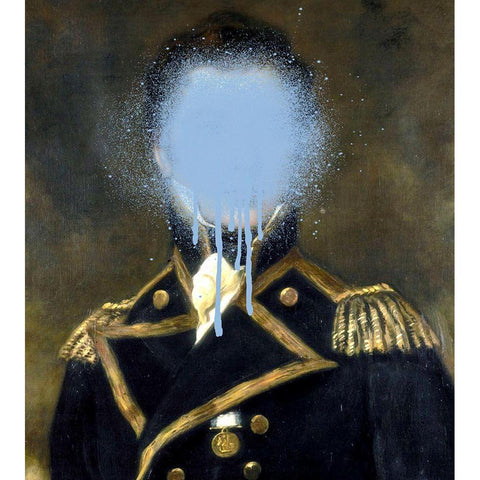 Admiral Who Gold Ornate Wood Framed Art Print with Double Matting by Smith, Karen