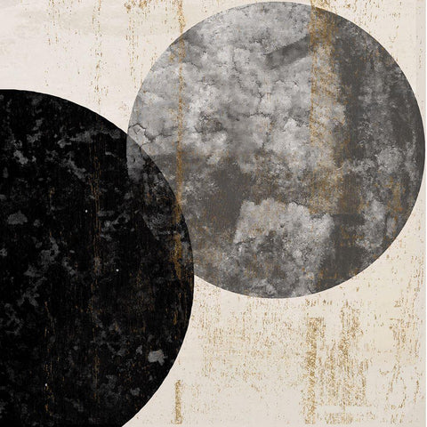 Crisscross I Gold Ornate Wood Framed Art Print with Double Matting by Smith, Karen