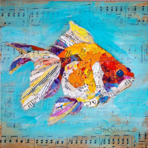 Door Prize White Modern Wood Framed Art Print with Double Matting by St Hilaire, Elizabeth