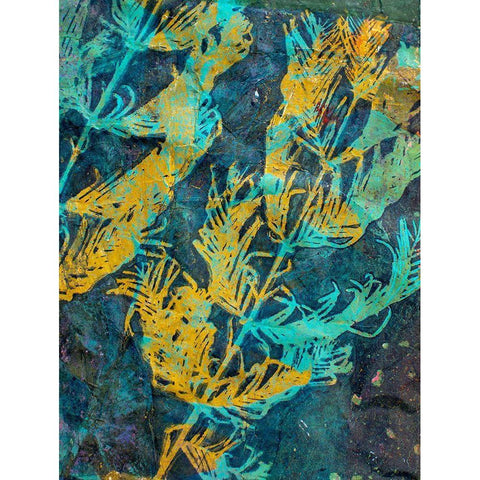 Evergreen Gold Ornate Wood Framed Art Print with Double Matting by St Hilaire, Elizabeth