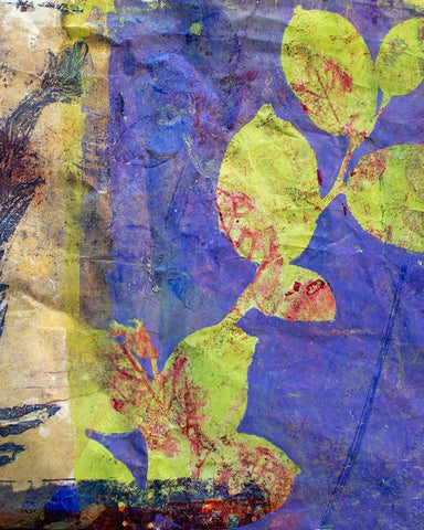 Lavender Black Ornate Wood Framed Art Print with Double Matting by St Hilaire, Elizabeth