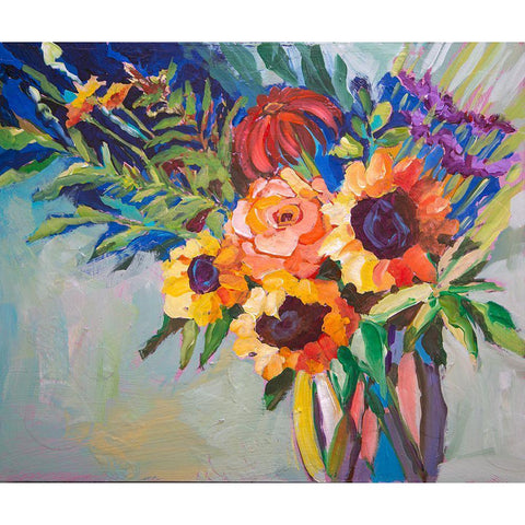 Be My Sunshine Black Modern Wood Framed Art Print by St Hilaire, Elizabeth