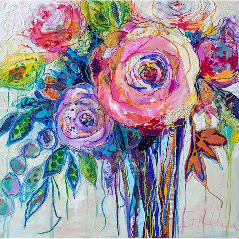 You Bring Me Joy Black Modern Wood Framed Art Print by St Hilaire, Elizabeth