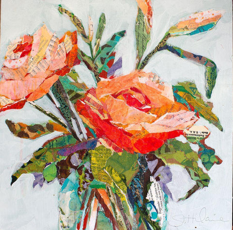 Hacienda Dream Black Ornate Wood Framed Art Print with Double Matting by St Hilaire, Elizabeth