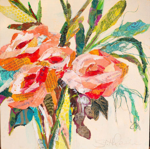 Tropical Vallarta Black Ornate Wood Framed Art Print with Double Matting by St Hilaire, Elizabeth