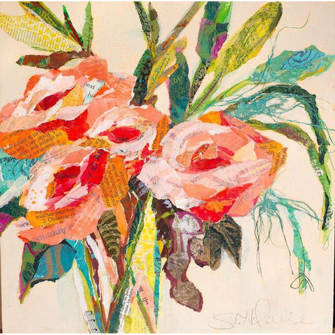 Tropical Vallarta Gold Ornate Wood Framed Art Print with Double Matting by St Hilaire, Elizabeth